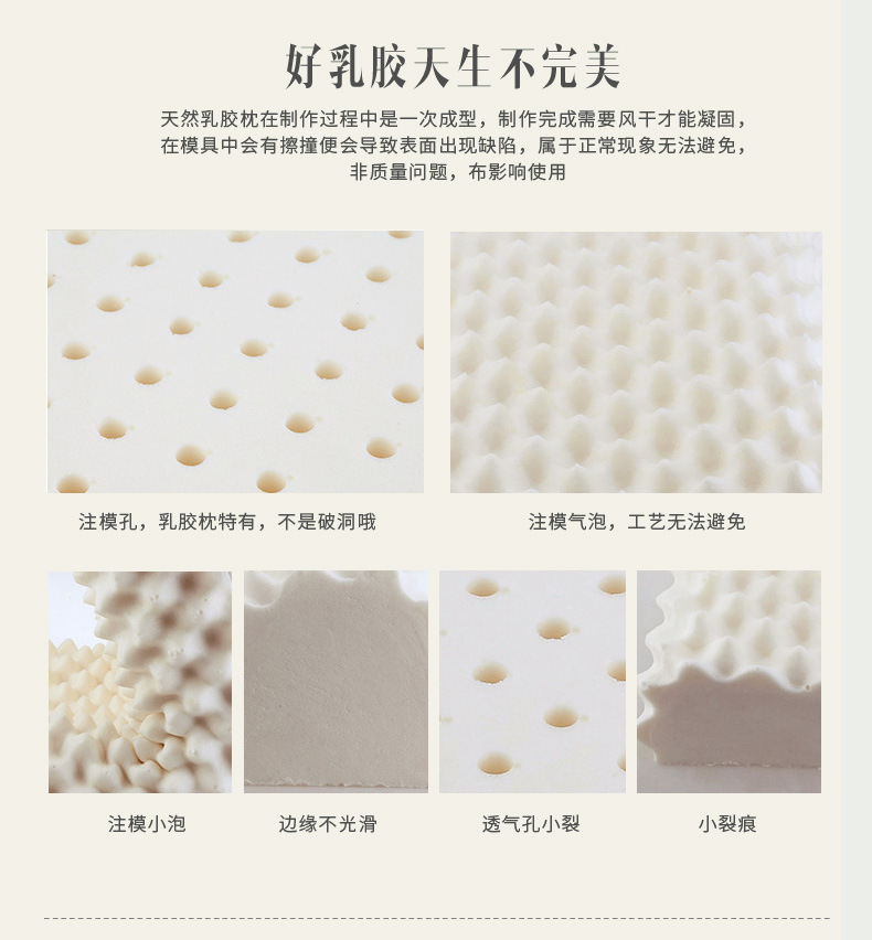 Latex pillow manufacturers direct Thailand Royal pure natural latex pillow adult breathable wave pillow protection cervical vertebra