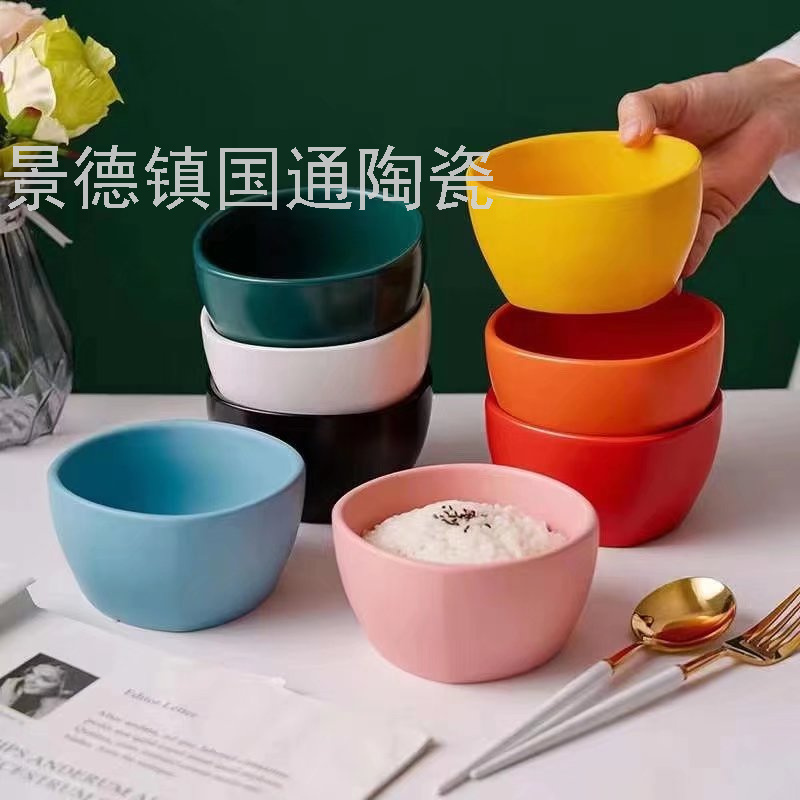 New Ceramic Bowl Rice Bowl Noodle Bowl Ramen Bowl Noodle Bowl Salad Bowl Middle East Turkey Africa South Africa Tableware Gift Bowl
