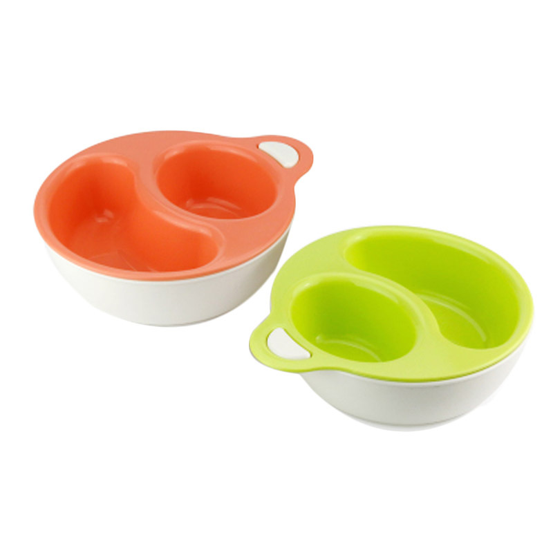 Japanese Imported Children&#039;s Bowl Baby Dining Bowl Training Bowl Solid Food Bowl Soup Bowl Drop-Resistant with Layered Insulation Microwaveable