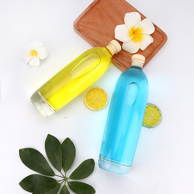 Fashion Red Wine Bottle Glass Imported Wine Bottle Home-Brewed Wine Fire Extinguisher Bottles Bayberry Fruit Wine Bottle Sealed Ice Wine Bottle Wholesale