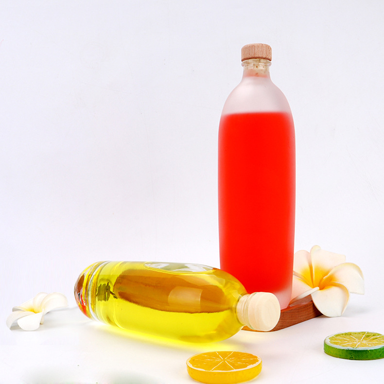 Fashion Red Wine Bottle Glass Imported Wine Bottle Home-Brewed Wine Fire Extinguisher Bottles Bayberry Fruit Wine Bottle Sealed Ice Wine Bottle Wholesale
