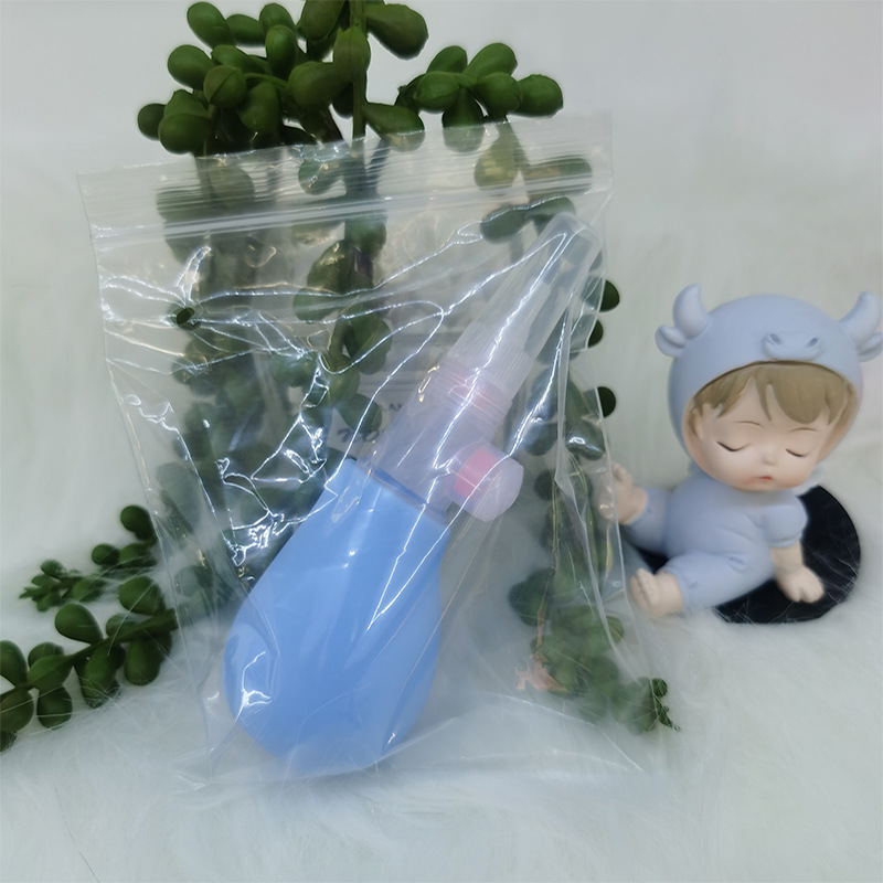 Anti-Backflow Nasal Aspirator New Type Baby Silicone Pump Type Double-Layer Anti-Backflow Nasal Aspirator Factory Direct Sales