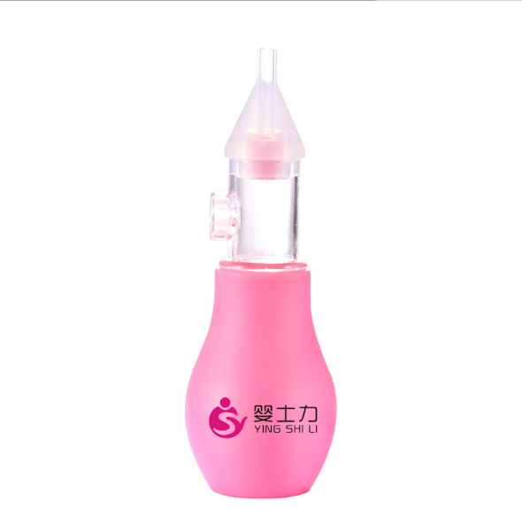 Factory Direct Sales Manual Silicone Nasal Aspirator Nasal Aspirator Anti-Backflow Baby Aspirator Nasal Discharge Cleaner