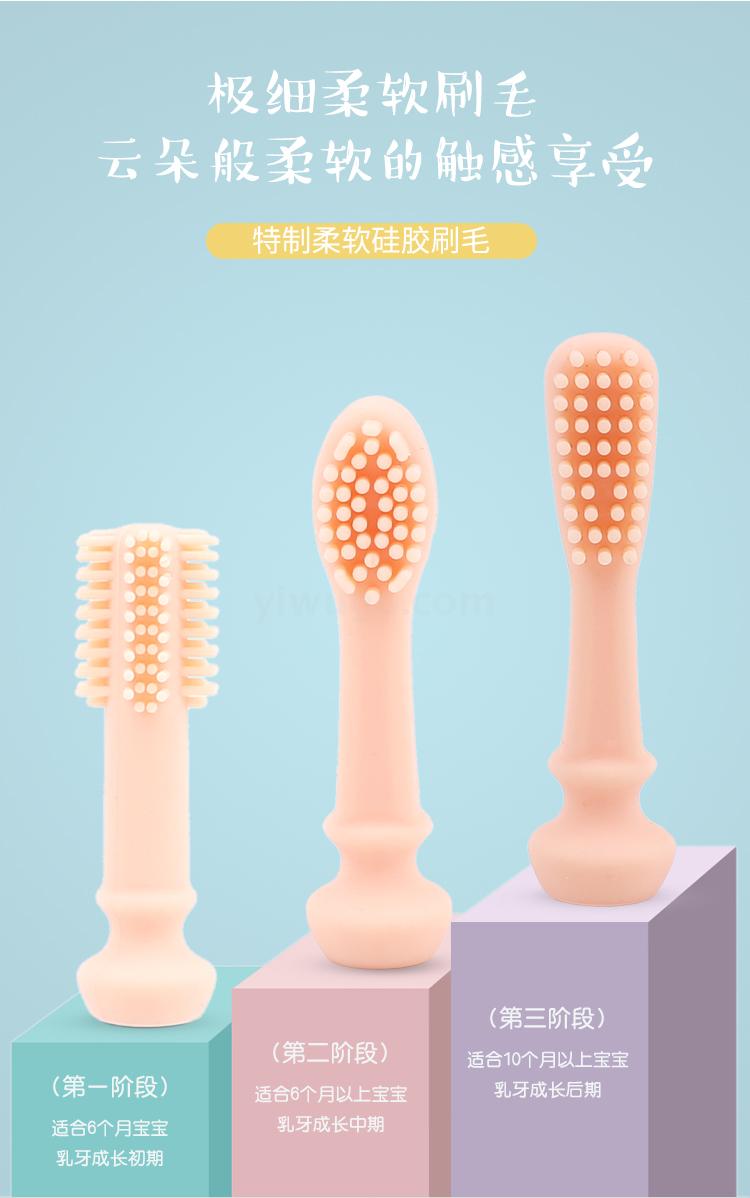 Silicone baby toothbrush set with soft adhesive 3 replacement head box with cartoon suction cup soft baby baby baby tooth brush Silicone baby toothbrush set with soft adhesive 3 replacement head box with cartoon suction cup soft baby baby baby tooth brush