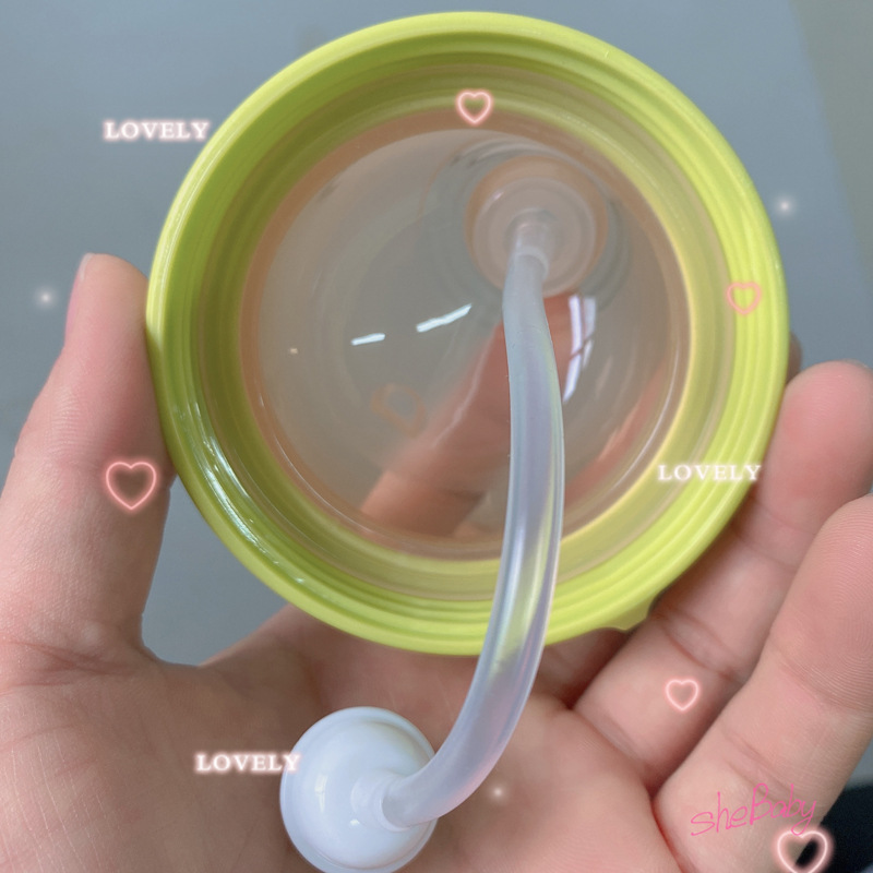 Suitable for Kemoduo Feeding Bottle Straw Nipple Absorbent Nipple Water Changing Cup Baby Bottle Accessories Duckbill Rice Paste Spoon