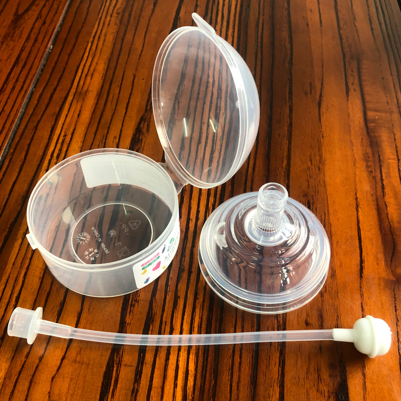 Suitable for Kemoduo Feeding Bottle Straw Nipple Absorbent Nipple Water Changing Cup Baby Bottle Accessories Duckbill Rice Paste Spoon