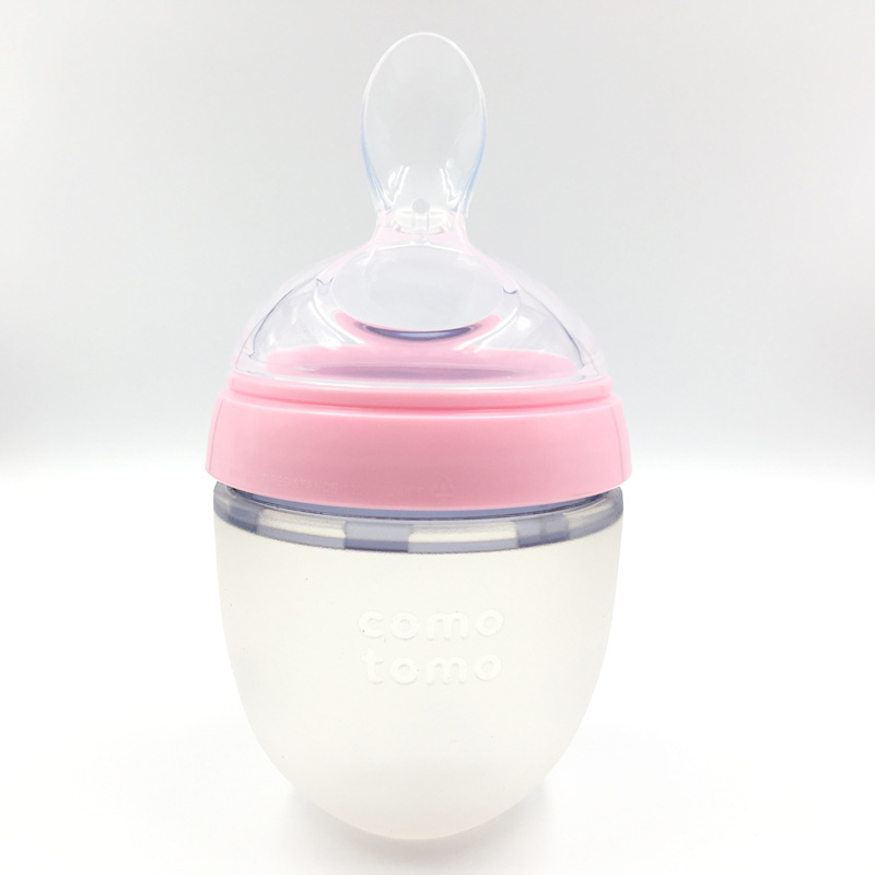 Suitable for Kemoduo Feeding Bottle Straw Nipple Absorbent Nipple Water Changing Cup Baby Bottle Accessories Duckbill Rice Paste Spoon