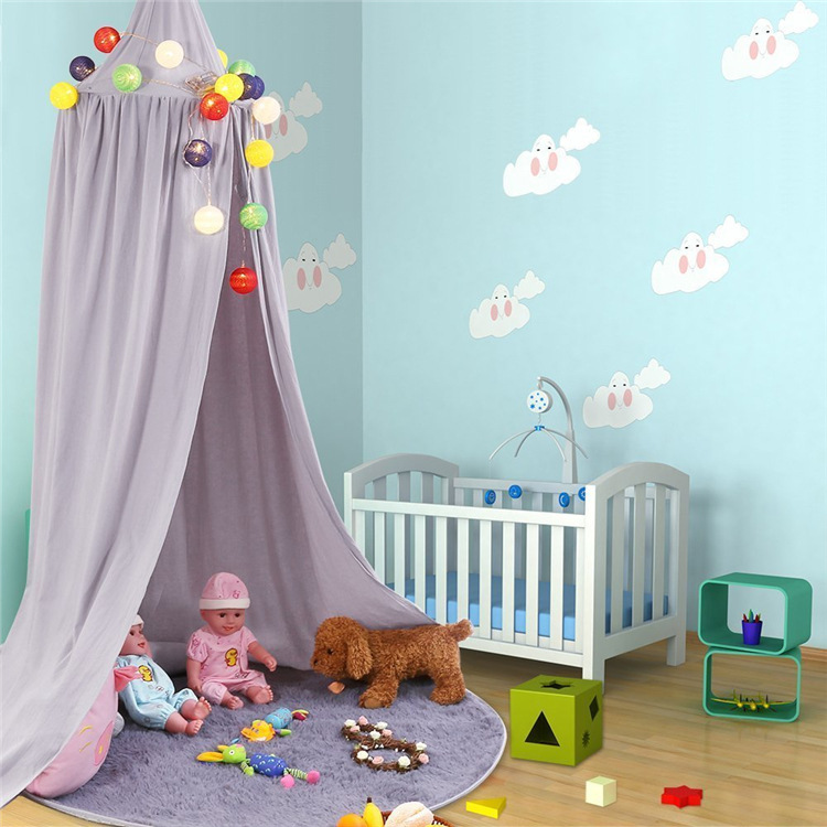 Nordic Ins Hot Sale Dome Children&#039;s Bed Baby Bed Curtain Mosquito Net Bed Curtain Tent Baby Mosquito Net Children&#039;s Tent