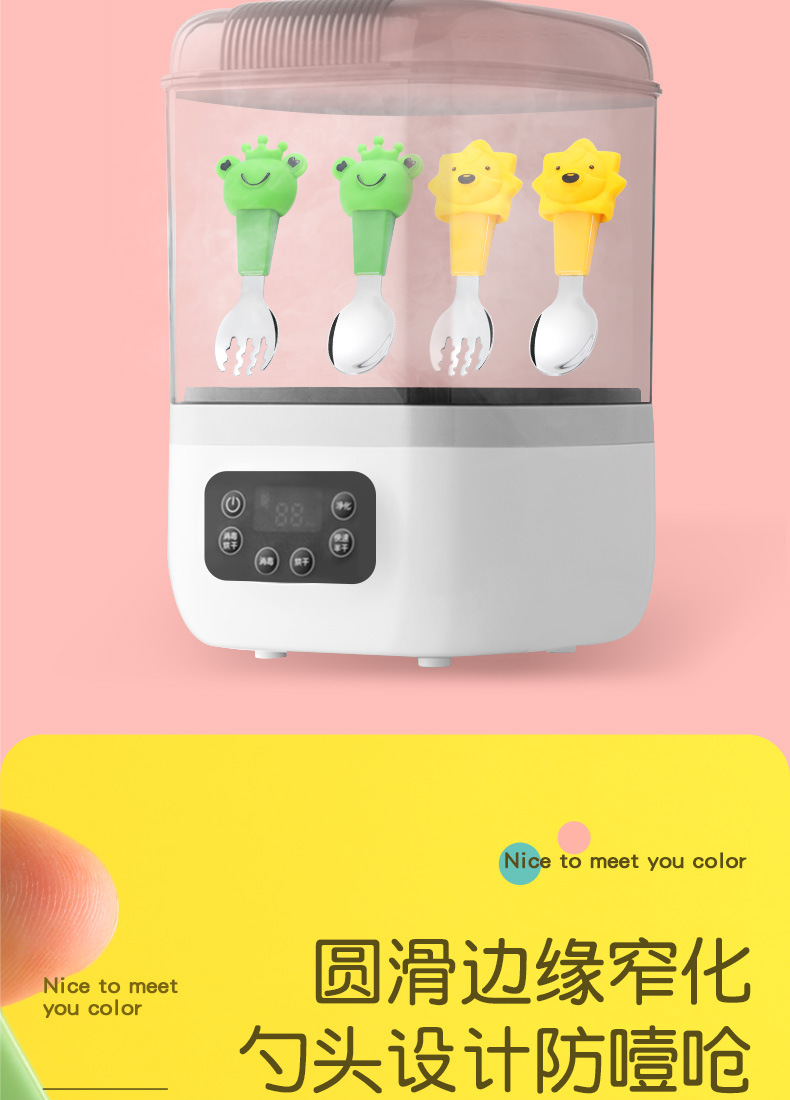 Cartoon Baby Forks and Spoons Set Baby Food Supplement Training Children Tableware Feeding Food Supplement Frog Lion Practice Fork Spoon Cartoon Baby Forks and Spoons Set Baby Food Supplement Training Children Tableware Feeding Food Supplement Frog Lion Practice Fork Spoon