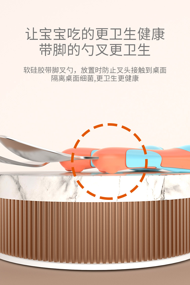 Baby Forks and Spoons Set Baby Food Supplement Training Children's Tableware Set Feeding Food Supplement with Storage Box Wholesale Baby Forks and Spoons Set Baby Food Supplement Training Children's Tableware Set Feeding Food Supplement with Storage Box Wholesale