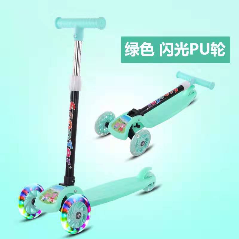 Manufacturers Supply Gifts Children's Scooter Folding High-Meter Car Three-Wheel Flash Scooter Frog-Style Baby Swing Car Manufacturers Supply Gifts Children's Scooter Folding High-Meter Car Three-Wheel Flash Scooter Frog-Style Baby Swing Car