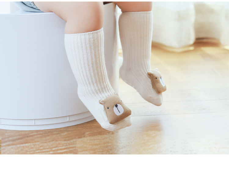 Children's Socks Autumn New Korean Embroidery Doll Baby's Socks Non-Slip Dispensing Room Socks Infant Toddler Socks Children's Socks Autumn New Korean Embroidery Doll Baby's Socks Non-Slip Dispensing Room Socks Infant Toddler Socks