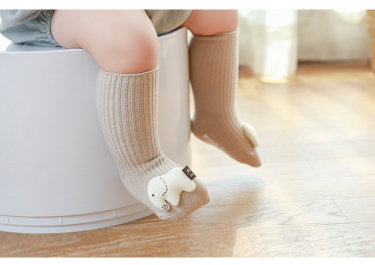 Children's Socks Autumn New Korean Embroidery Doll Baby's Socks Non-Slip Dispensing Room Socks Infant Toddler Socks Children's Socks Autumn New Korean Embroidery Doll Baby's Socks Non-Slip Dispensing Room Socks Infant Toddler Socks