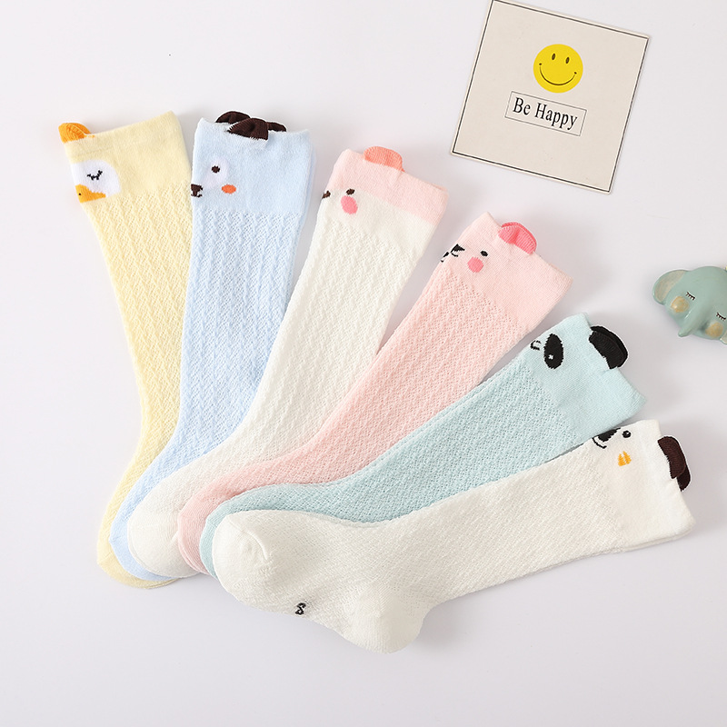 2020 Spring and Autumn New Children&#039;s Socks Tube Socks Baby and Infant Newborn Boys and Girls Knee Socks Anti-Mosquito Socks