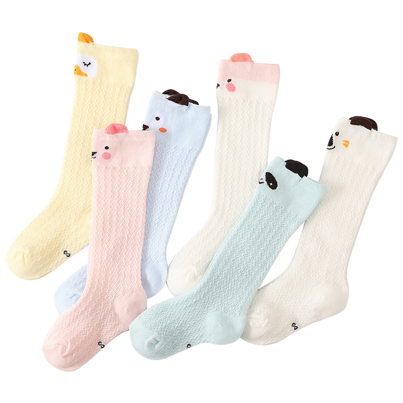 2020 Spring and Autumn New Children&#039;s Socks Tube Socks Baby and Infant Newborn Boys and Girls Knee Socks Anti-Mosquito Socks
