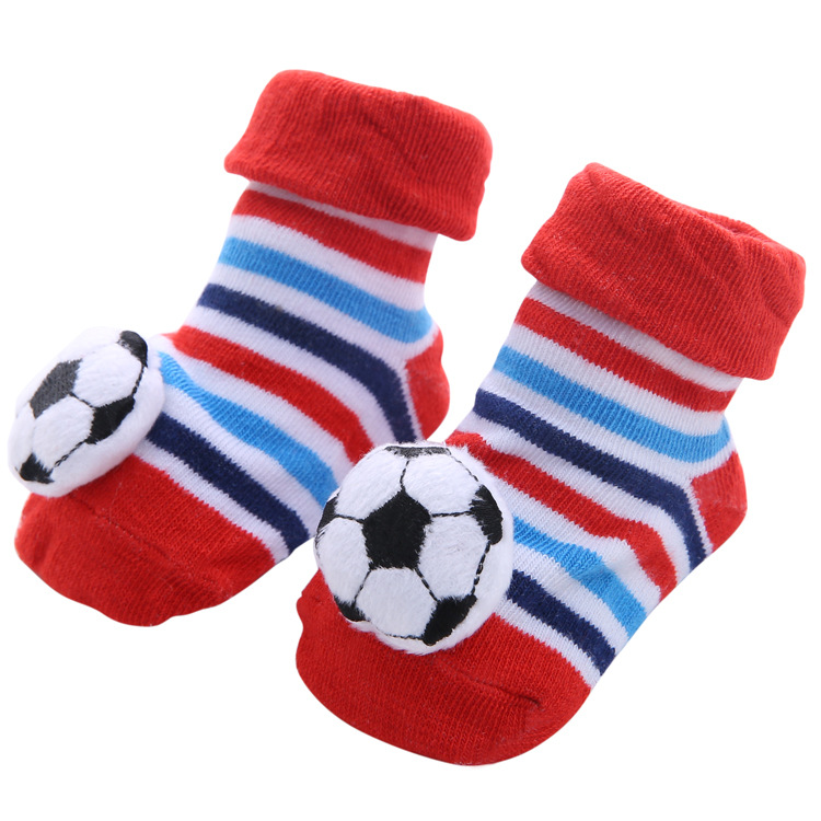 [40 Models Can Be Picked] Cartoon Non-Slip Floor Baby and Infant Socks Foreign Trade Doll Three-Dimensional Children&#039;s Socks