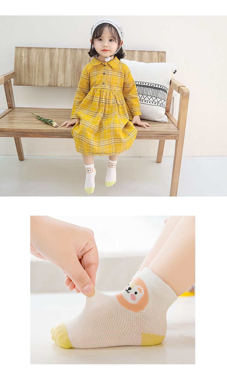 Socks Whole Zhuo Shang Cotton Children's Socks Spring and Summer Men and Women Infant Baby Cartoon Animal Mesh Socks Socks Whole Zhuo Shang Cotton Children's Socks Spring and Summer Men and Women Infant Baby Cartoon Animal Mesh Socks