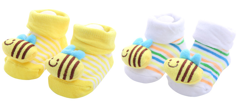 [40 Models Can Be Picked] Cartoon Non-Slip Floor Baby And Infant Socks Foreign Trade Doll Three-Dimensional Children 'S Socks