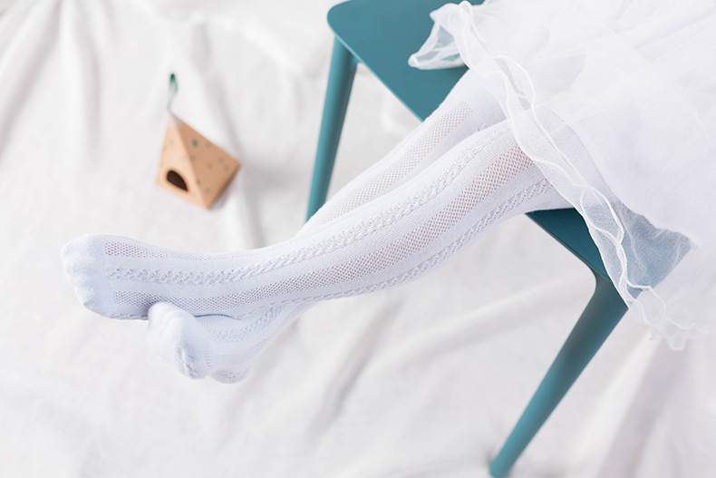 2021 Summer Mesh Thin Cotton Girls White Baby and Infant Socks Anti-Mosquito Breathable Children's Knitted Pantyhose 2021 Summer Mesh Thin Cotton Girls White Baby and Infant Socks Anti-Mosquito Breathable Children's Knitted Pantyhose