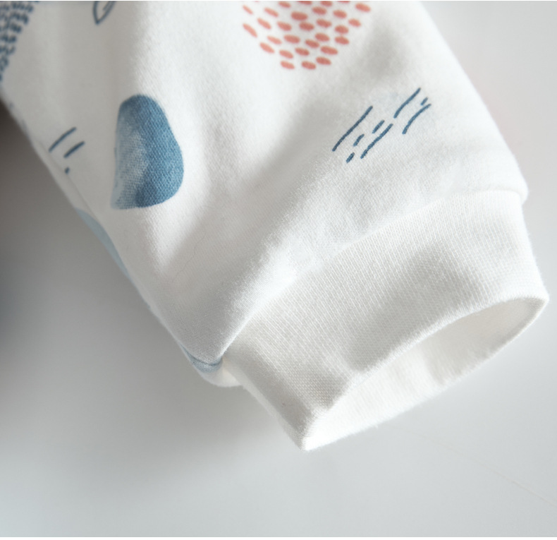 Newborn Baby Clothes Cotton Thickened Jumpsuit Baby Autumn and Winter Clothes Romper Thin Cotton Romper New Cotton-Padded Coat