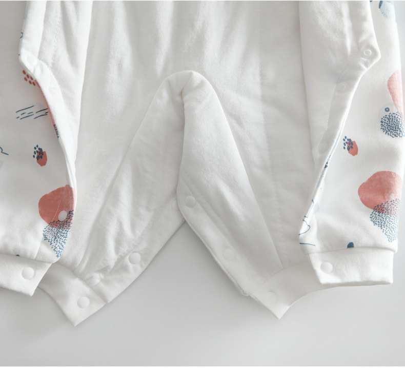 Newborn Baby Clothes Cotton Thickened Jumpsuit Baby Autumn and Winter Clothes Romper Thin Cotton Romper New Cotton-Padded Coat
