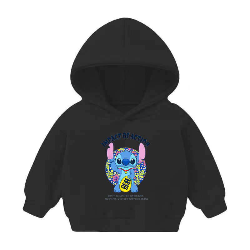 Foreign Trade Children's Wear Girls' Boys' Cute Long Sleeve Hoodies Children Fashionable Fleece-Lined Hooded Autumn Baby Clothes Foreign Trade Children's Wear Girls' Boys' Cute Long Sleeve Hoodies Children Fashionable Fleece-Lined Hooded Autumn Baby Clothes