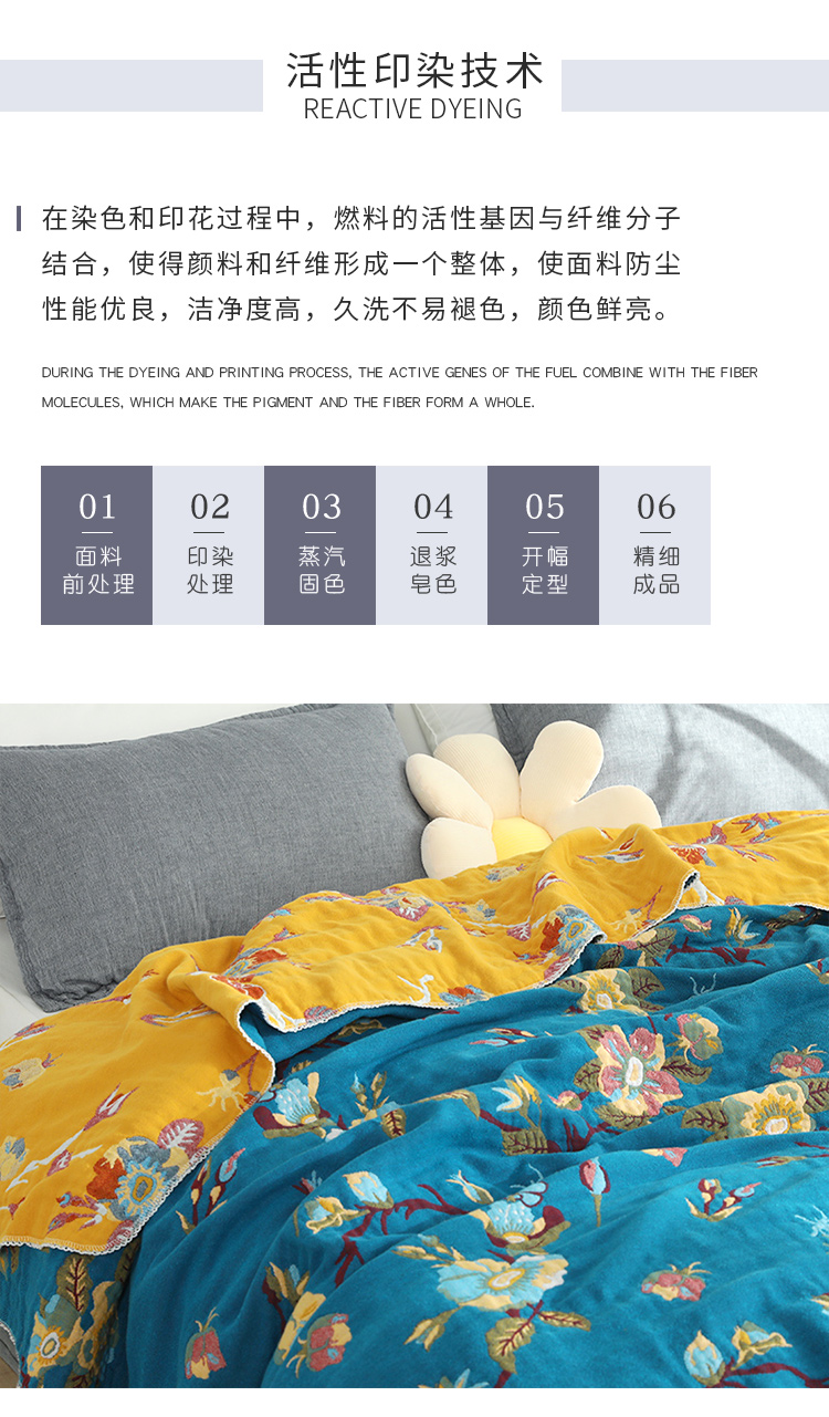 Yiwu Good Goods Towel Blanket Pure Cotton Double Single Air Conditioner Quilt Blanket Summer Child Baby Afternoon Napping Cover Blanket