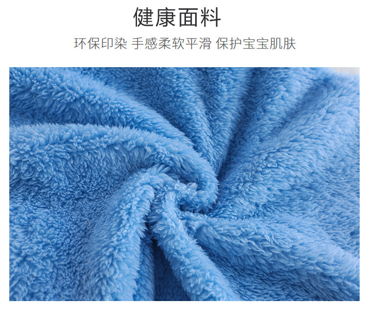 Baby Baby's Blanket Autumn and Winter Thick Lambskin Package Quilt Newborn Baby Anti-Shock Swaddling Baby Newborn Blanket Mother and Child
