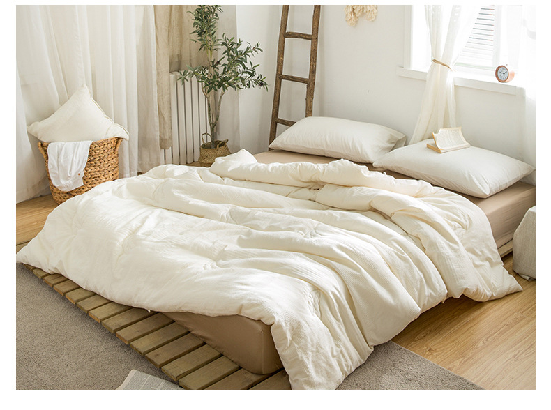 Baby Class A Cotton Soybean Fiber Quilt Four Seasons Air-Conditioning Quilt Thin Double Winter Quilt Quilt for Spring and Autumn Summer Blanket
