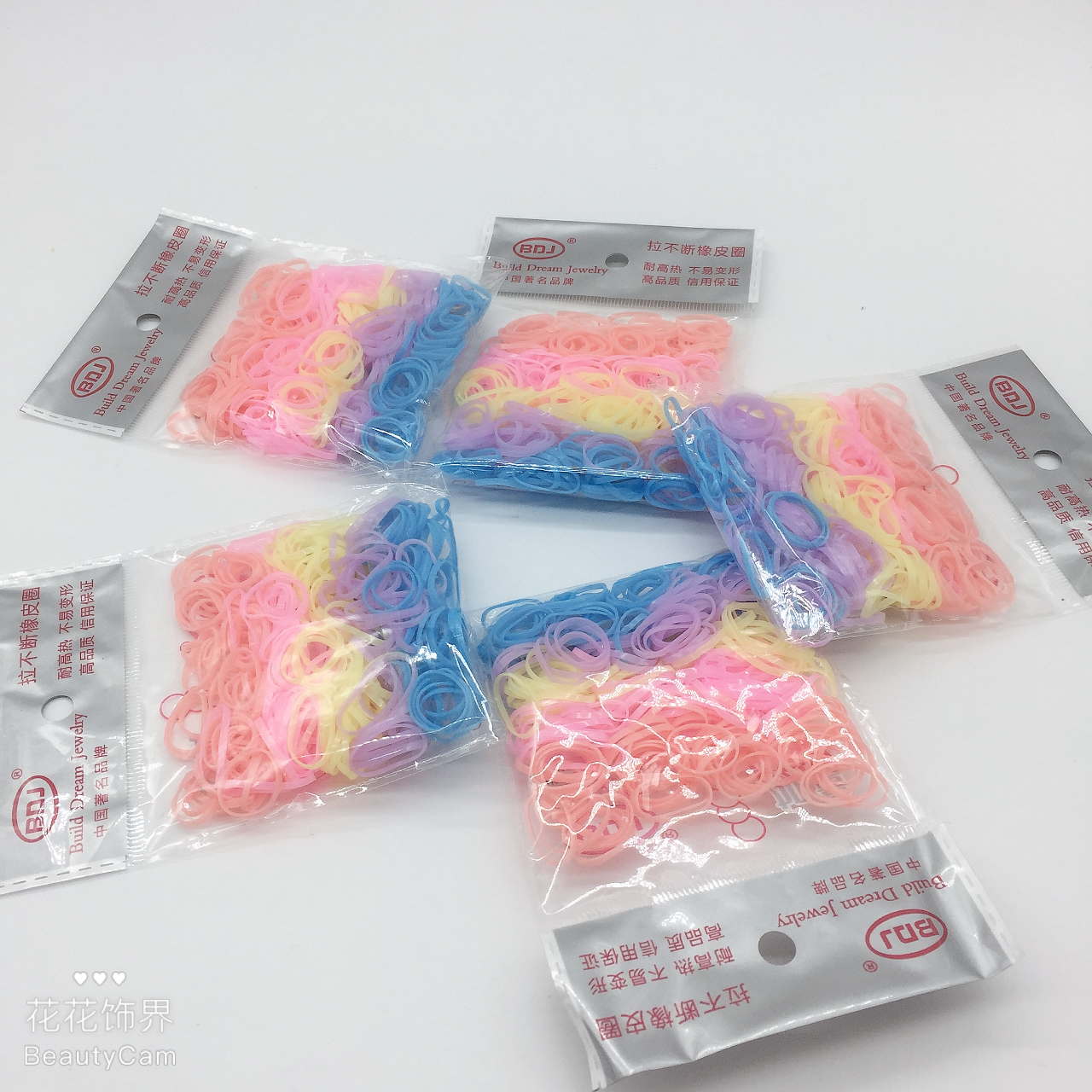 Imported environmentally friendly small rubber band Baby rubber band Adult and child rubber band cow rubber band dovetail ring dovetail cord