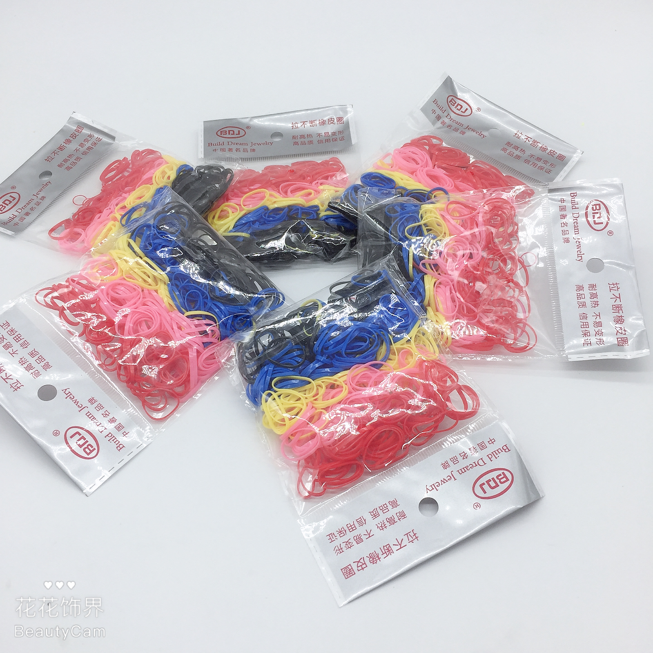 Imported environmentally friendly small rubber band Baby rubber band Adult and child rubber band cow rubber band dovetail ring dovetail cord