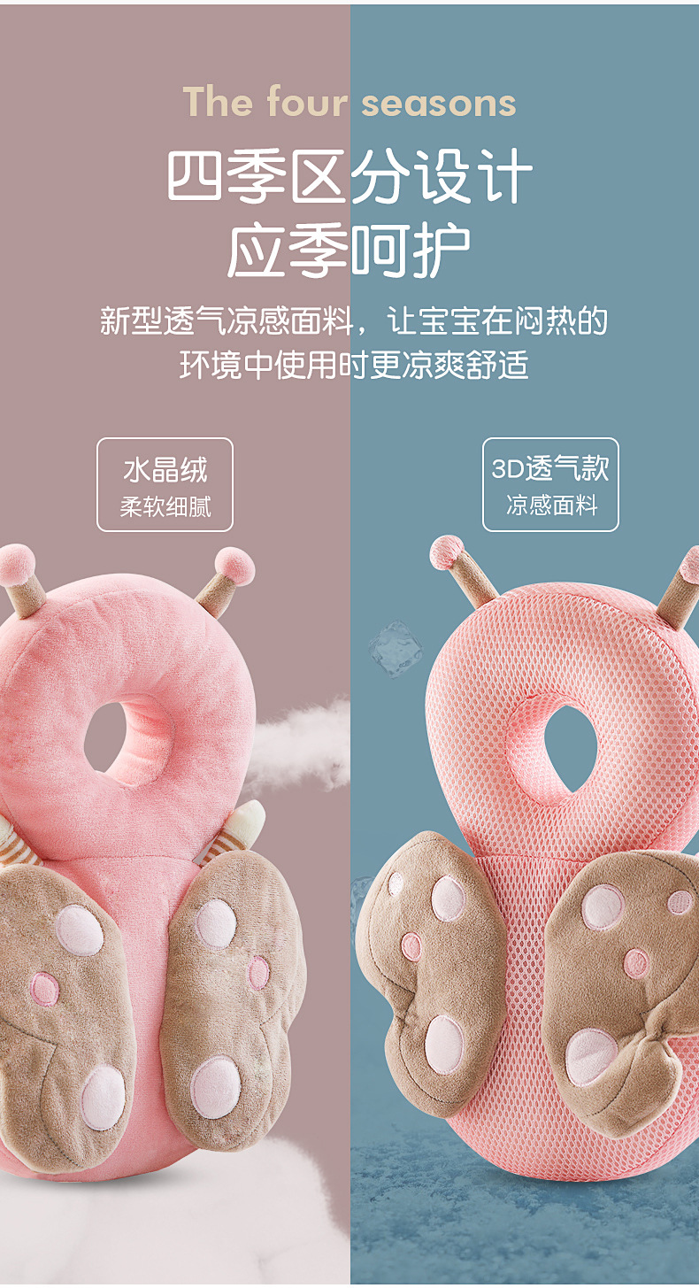 Children's Fall Protection Pillow Summer Baby Toddler Headrest Baby Anti-Collision Head Protection Pad SpotYouTube toy Children's Fall Protection Pillow Summer Baby Toddler Headrest Baby Anti-Collision Head Protection Pad SpotYouTube toy