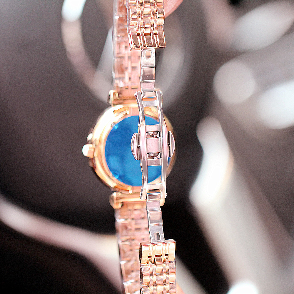 Factory Direct Sales Fashion Retro New Genuine Watch Women's Roman Steel Belt Imported Movement Waterproof Bracelet Watch