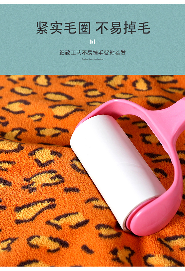 Wholesale Winter Ins New Leopard Print Hair-Drying Cap Absorbent Shampoo Towel Hair Drying Towel Girl Coral Fleece Shower Cap