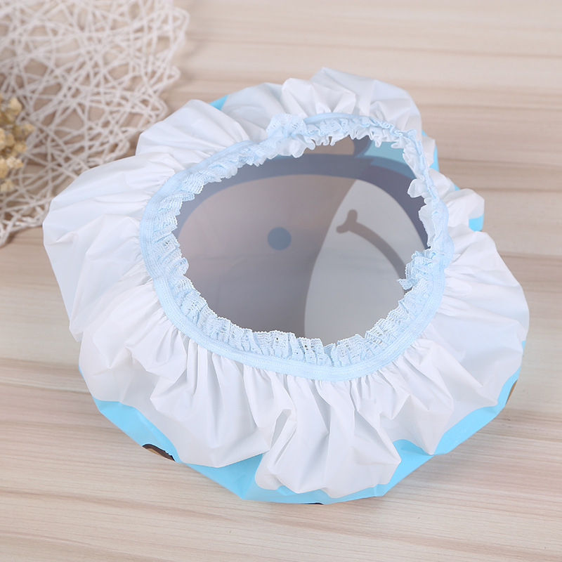 Creative cartoon waterproof small cap waterproof children 's shampoo cap earprotectors baby small cap bathing the head cover Creative cartoon waterproof small cap waterproof children 's shampoo cap earprotectors baby small cap bathing the head cover