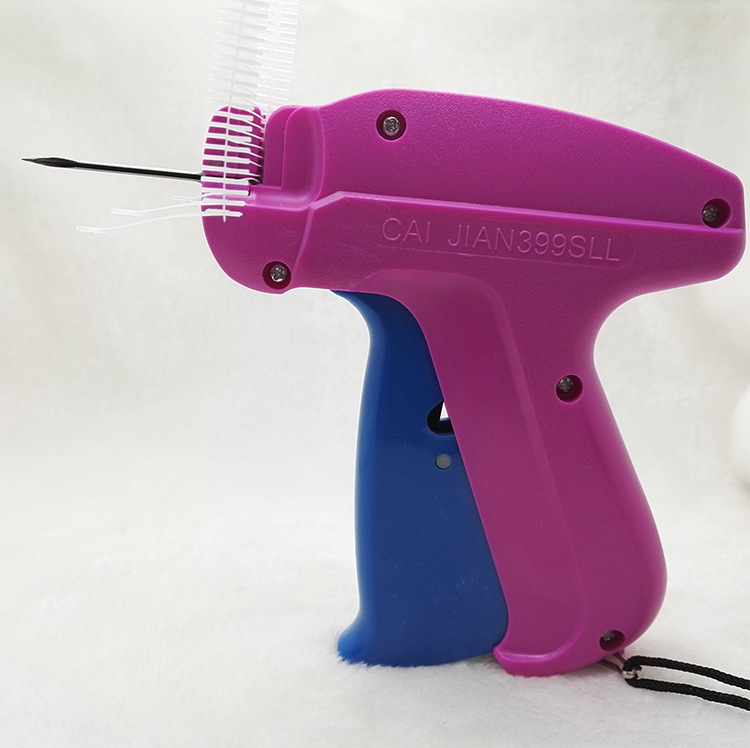 Color arrow long thickness 5.2cm garment tag gun/imported steel needle socks cotton shoes plastic needle gun factory sales cover shipping