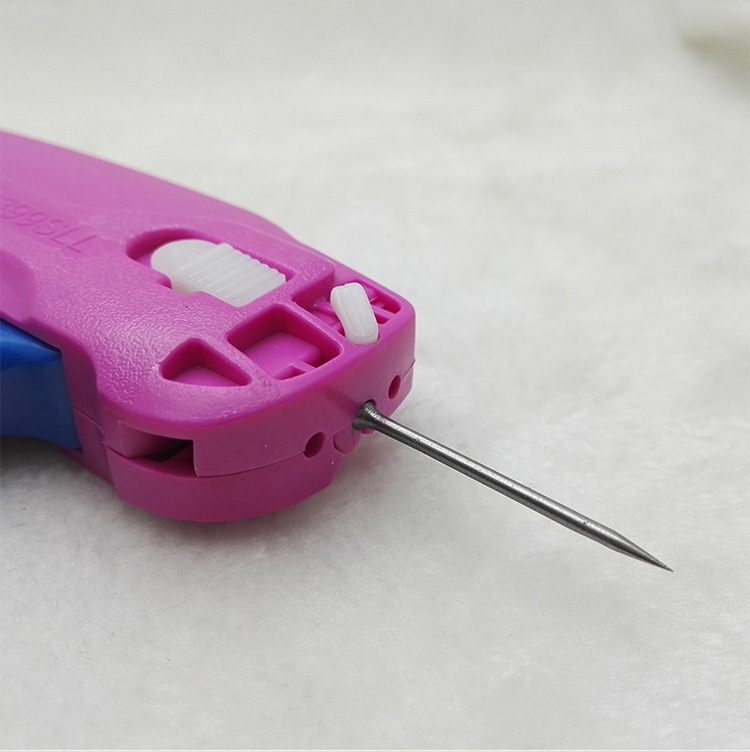 Color arrow long thickness 5.2cm garment tag gun/imported steel needle socks cotton shoes plastic needle gun factory sales cover shipping