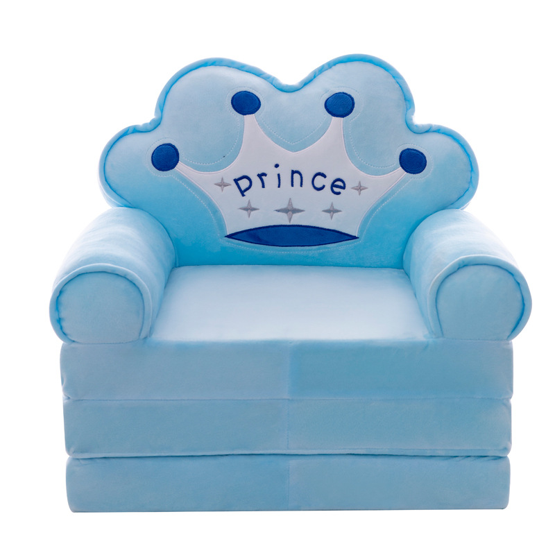 Children&#039;s Folding Sofa Kindergarten Baby Seat Stool Lazy Lying Sleeping Sofa Removable and Washable Hair Generation
