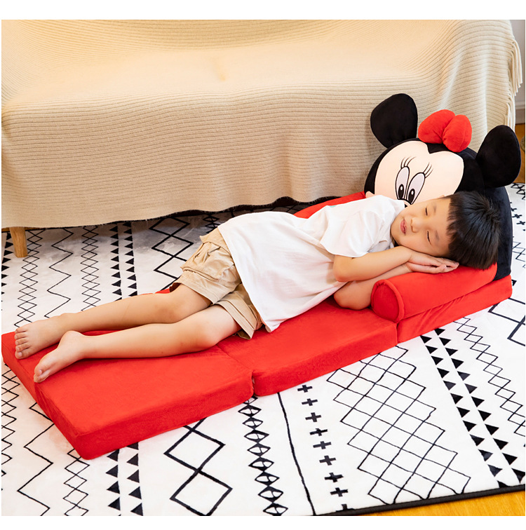Children's Folding Sofa Kindergarten Baby Seat Stool Lazy Lying Sleeping Sofa Removable and Washable Hair Generation