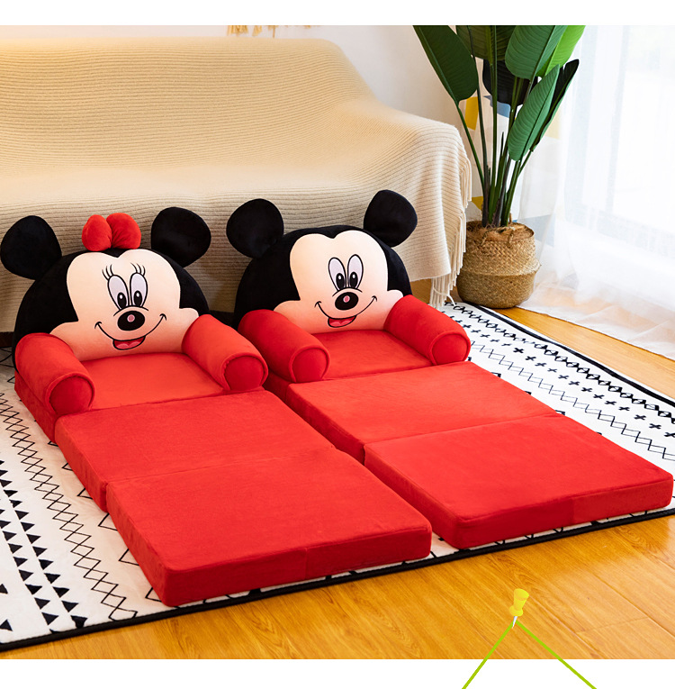 Children's Folding Sofa Kindergarten Baby Seat Stool Lazy Lying Sleeping Sofa Removable and Washable Hair Generation