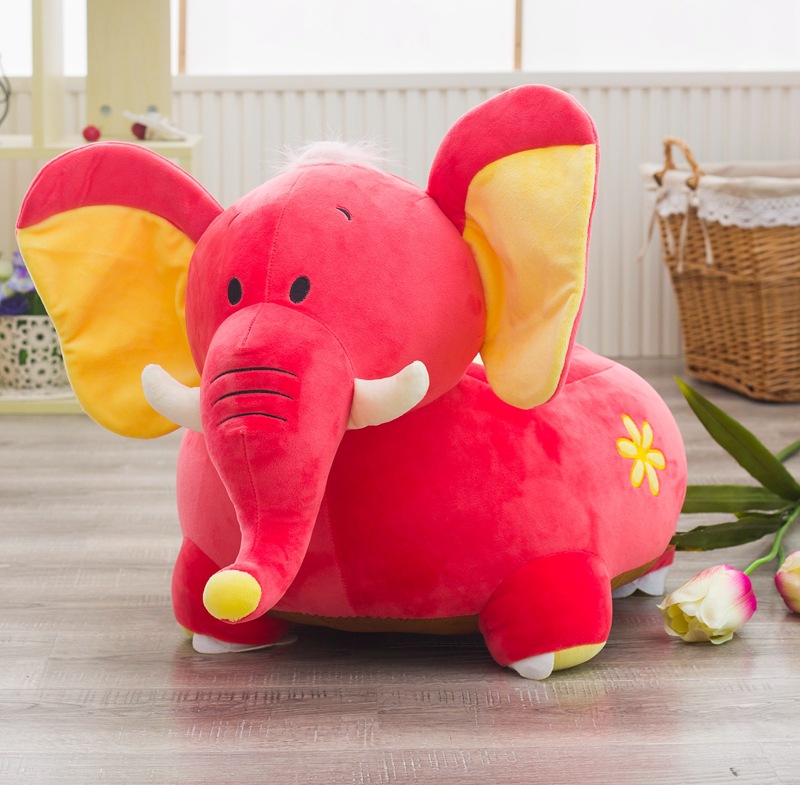 Creative Cartoon Sofa Lazy Children&#039;s Small Sofa Baby Elephant Boys and Girls Stool Removable and Washable Logo Customization