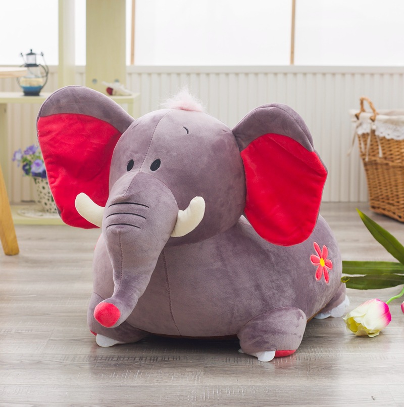 Creative Cartoon Sofa Lazy Children's Small Sofa Baby Elephant Boys and Girls Stool Removable and Washable Logo Customization