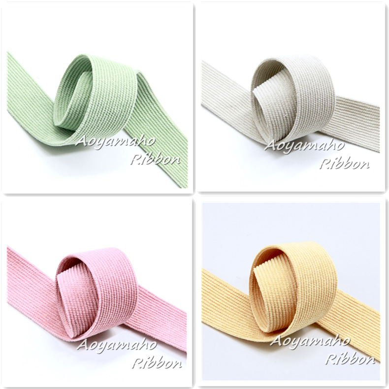 Kexin South Korea Imported Ribbon Cotton Corduroy Handmade Hair Accessories DIY Materials Accessories Hat Clothing Matching