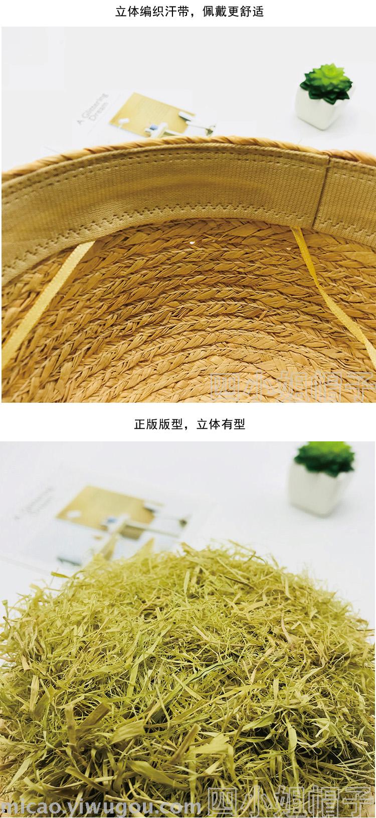 New Imported Straw Hat Women's Spring and Summer Sun Hat Big Brim Outdoor Sun Protection Raffia Beach Baseball Bucket Hat Women New Imported Straw Hat Women's Spring and Summer Sun Hat Big Brim Outdoor Sun Protection Raffia Beach Baseball Bucket Hat Women