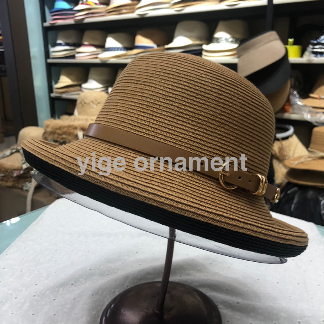 Japanese Imported Thin Braid Two-Color Flanging Sun Hat Women&#039;s Retro Foldable Basin Hat Sun Hat Casual Hat Face Small