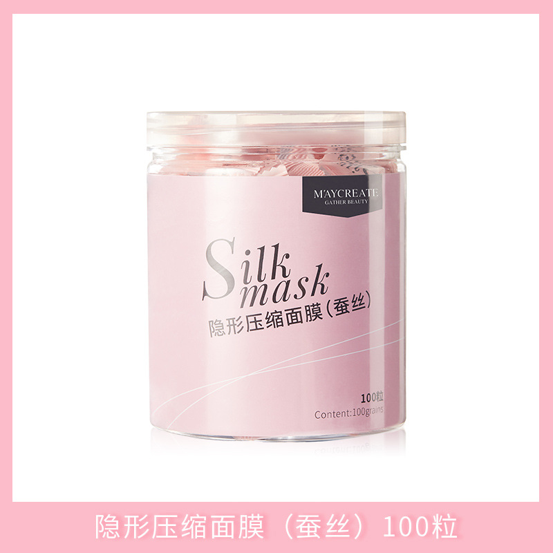 M&#039;AYCREATE Compression Mask Invisible Silk Dry Facial Mask Tissue Ultra-Thin Moisturizing Wet Apply a Facial Mask Buckle Factory Wholesale