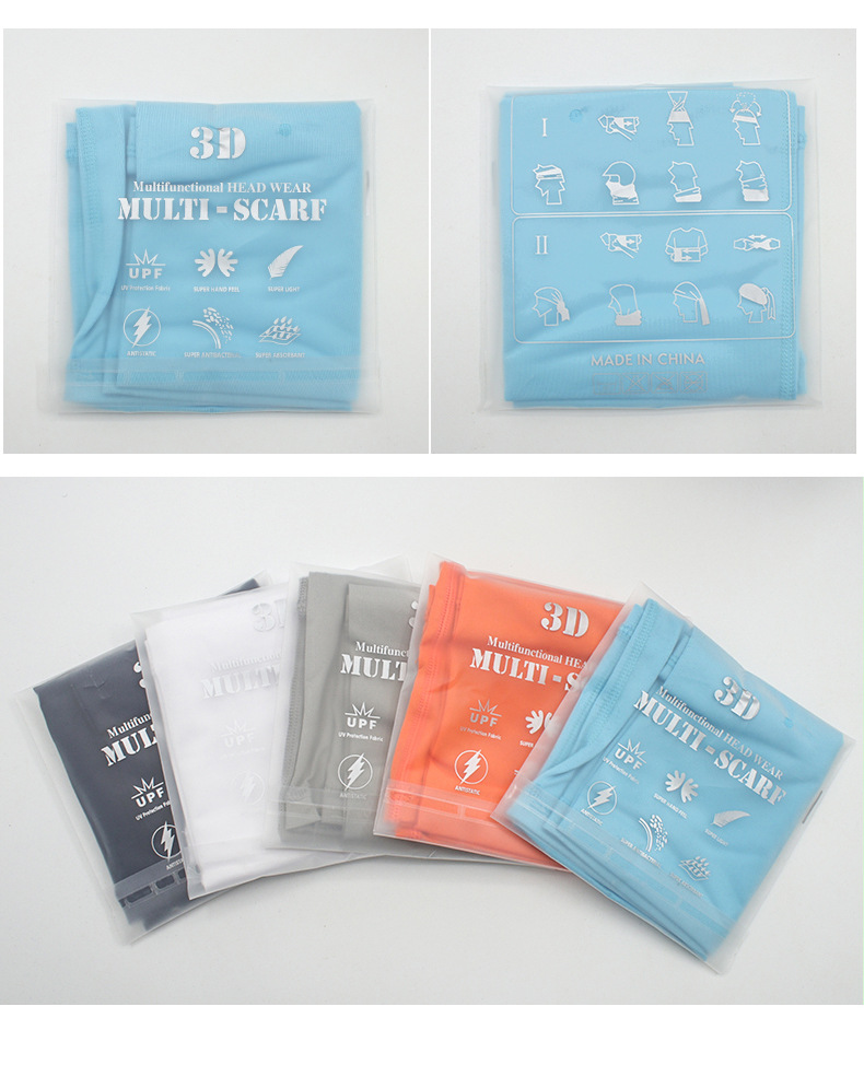 Ruidong Cross-Border Sun Protection Ice Silk Scarf Scarf Outdoor Fishing Magic Face Towel Bandana Cycling Mask Sports Headgear