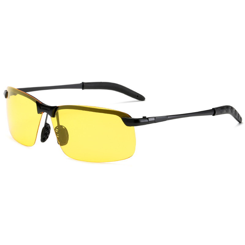 2021 3043 Polarized Sunglasses Men&#039;s Smart Color Changing Day and Night Dual-Purpose Sunglasses Driving Fishing Glasses