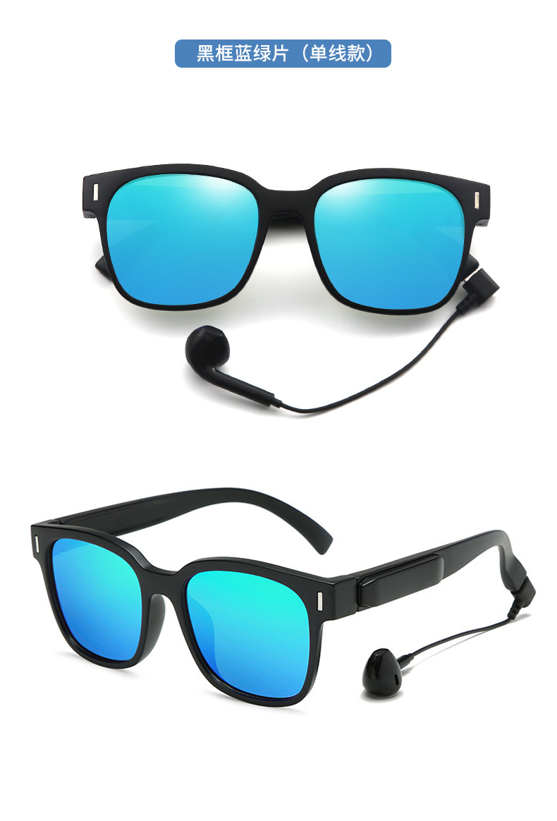 Bone Conduction Glasses Bluetooth Headset for Bone Conduction 5.0 Smart Glasses Outdoor Sports Sunglasses TWS Ear-Mounted Glasses Bone Conduction Glasses Bluetooth Headset for Bone Conduction 5.0 Smart Glasses Outdoor Sports Sunglasses TWS Ear-Mounted Glasses
