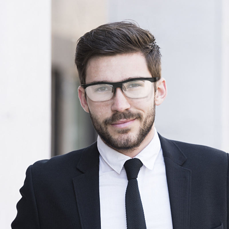 Cross-Border New Arrival J1 Bluetooth Glasses Black Technology Bone Conduction Stereo TWS Wireless Bluetooth Headset Smart Glasses